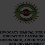 Advocacy Manual for Civic Education Campaign on Governance, Accountability and Development.