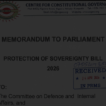 CCG Memorandum to Parliament about Protection of Sovereignty Bill 2026