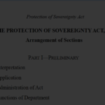 THE PROTECTION OF SOVEREIGNTY ACT