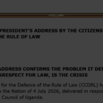 Response To The President’s Address By The Citizens Coalition For The Defence Of The Rule Of Law.